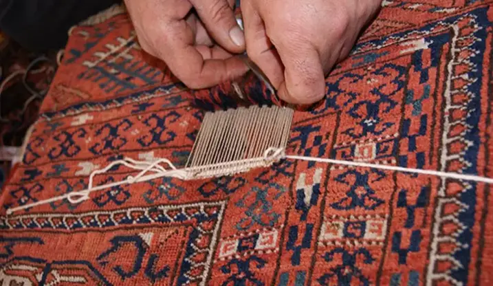 رفو گری فرش